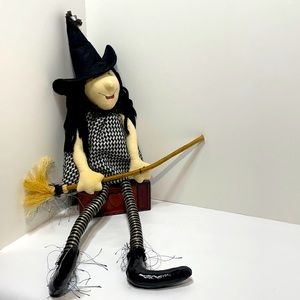 2 foot long Decorative Witch plush! Excellent Used Condition! EUC
